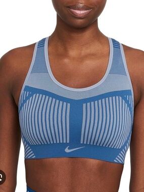 Nike flyknit Blue Seamless Sports Bra